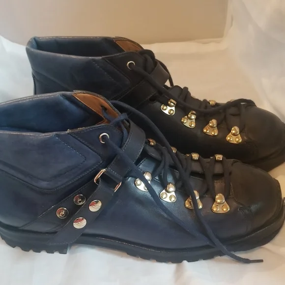 Santoni blue ankle boots (special edition) - Picture 2 of 8